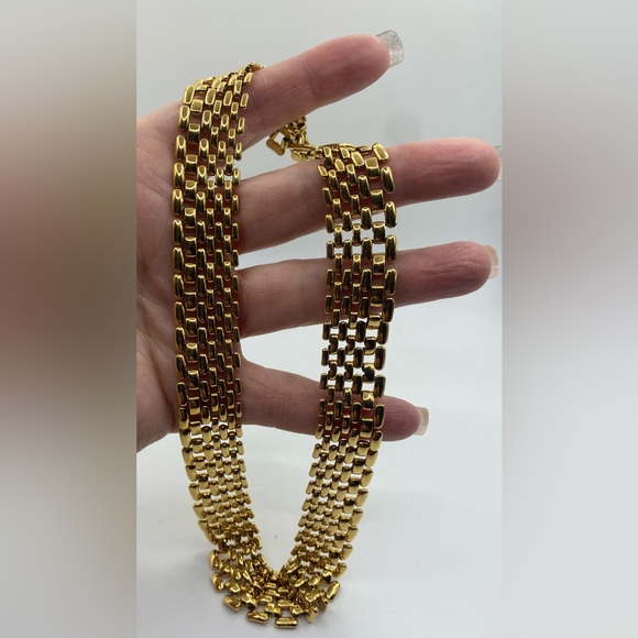 Napier Watch Band Collar Necklace (Susan Caplan Rediscovered) 1980’s - Picture 3 of 9